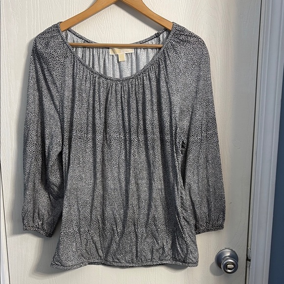 Michael Kors Tops - Michael Kors Black and Gray Blouse